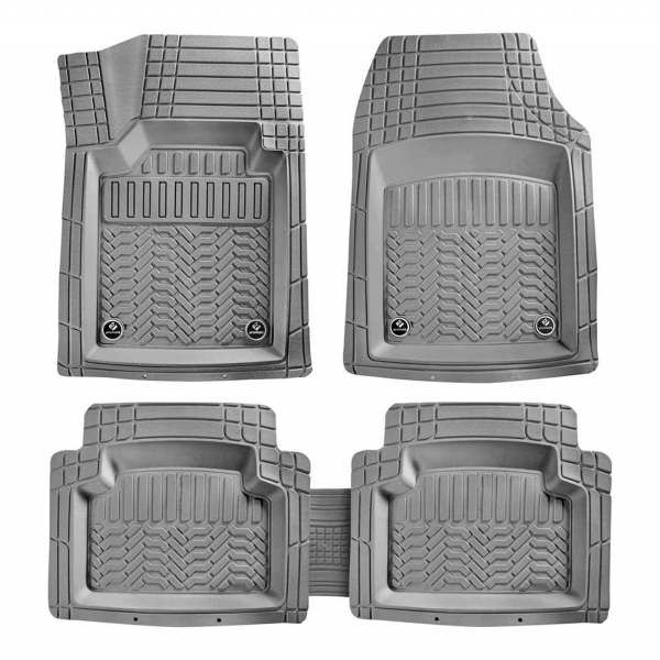 Promats Universal Havuzlu Oto Paspas Gri